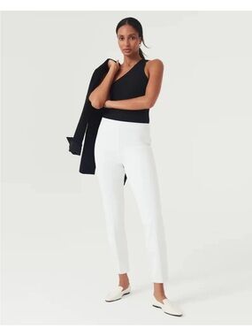 Spanx On-the-Go Ankle Slim Straight Pant with Ultimate Opacity 20372 size small